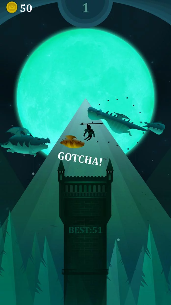 Изображение игры: Dragon Jump