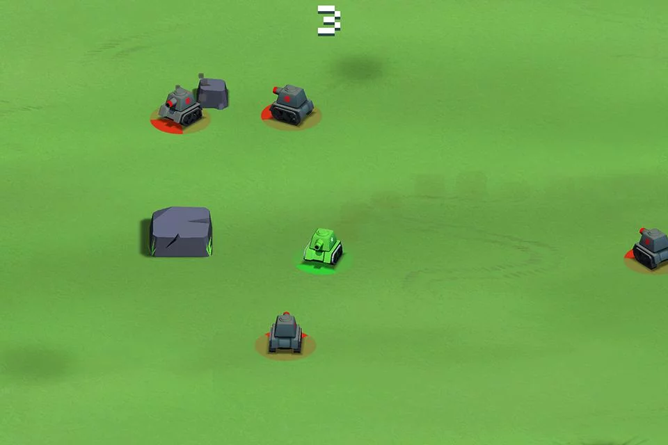 Изображение игры: Bumper Tank Battle