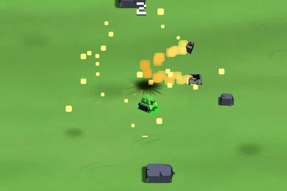Изображение игры: Bumper Tank Battle