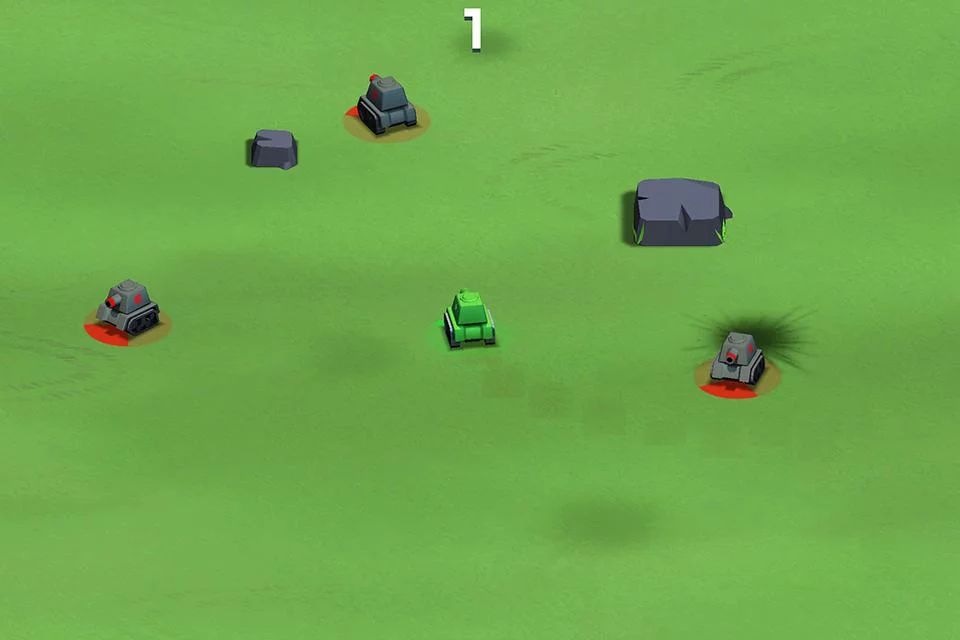 Изображение игры: Bumper Tank Battle