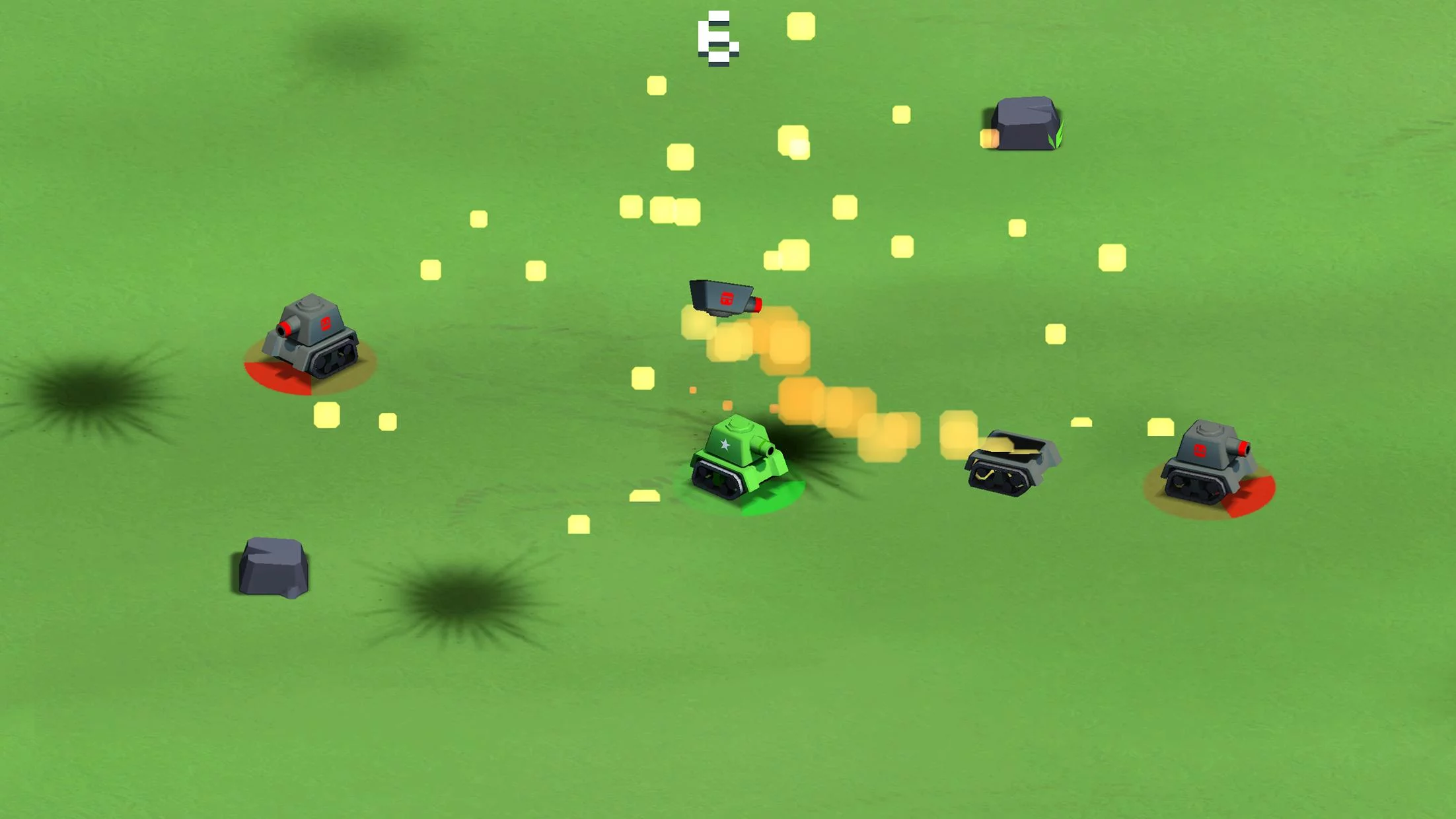 Изображение игры: Bumper Tank Battle