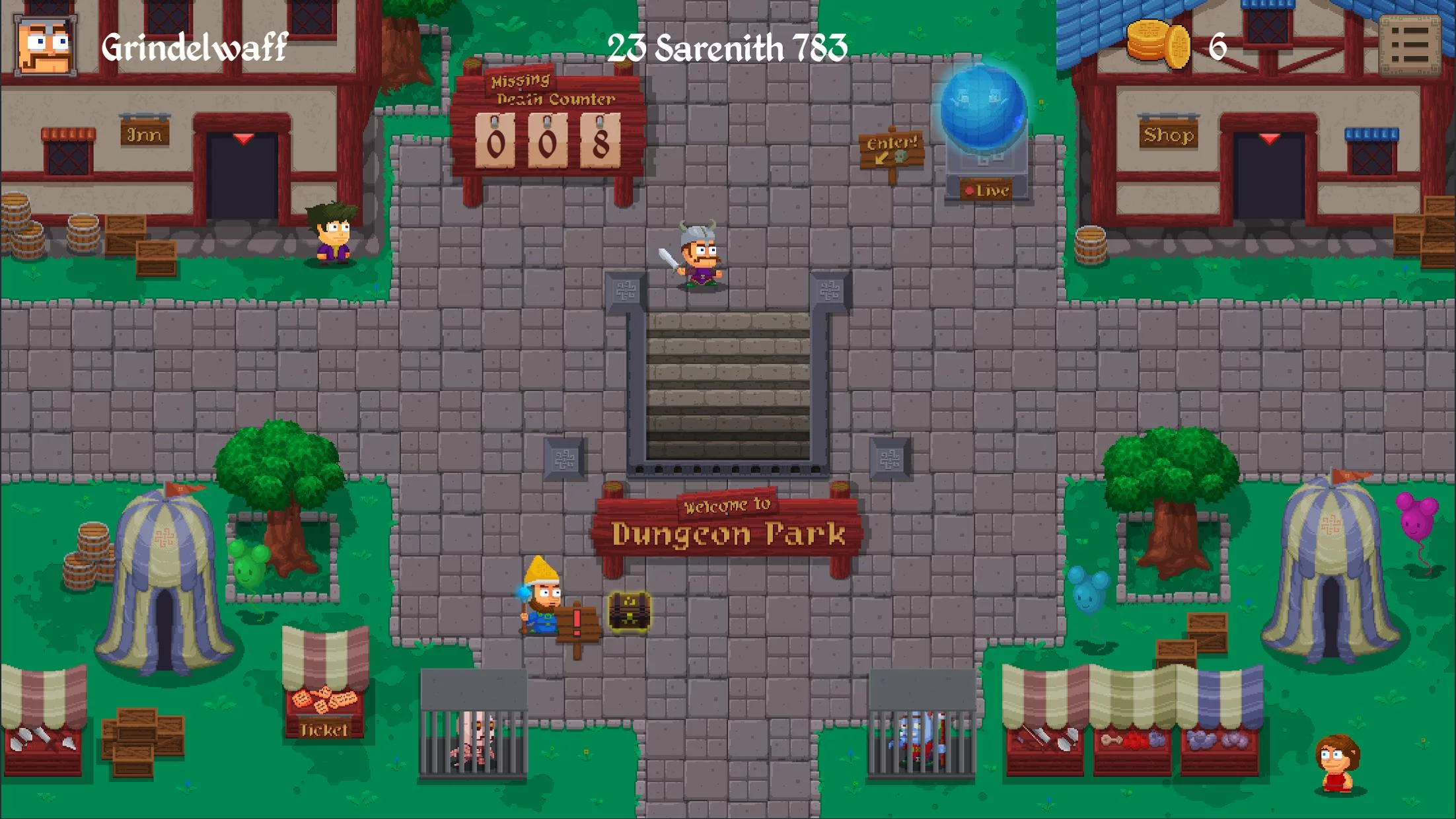 Изображение игры: Dungeon Park Heroes