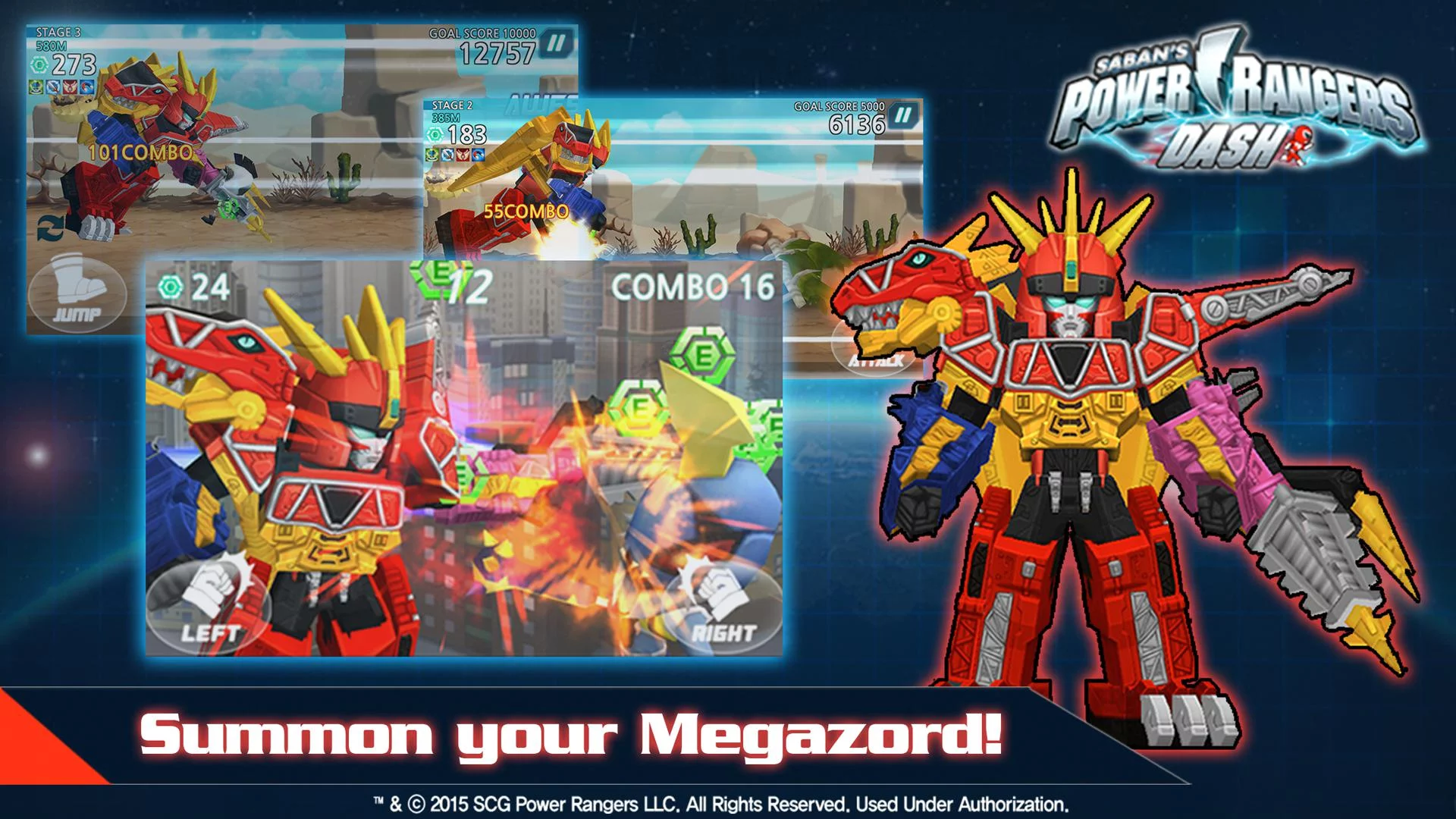 Изображение игры: Power Rangers Dash