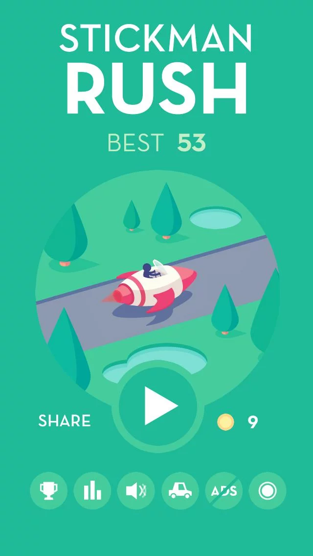 Изображение игры: Stickman Rush