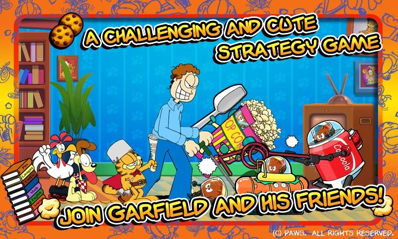 Изображение игры: Garfield's Defense