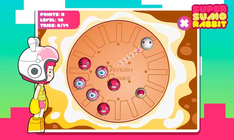 Изображение игры: Super Sumo Rabbit