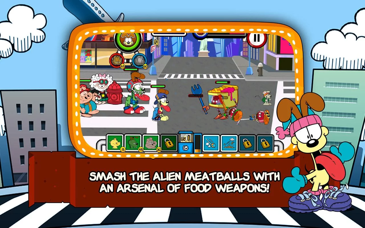 Изображение игры: Garfield's Defense 2
