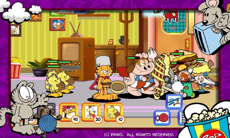 Изображение игры: Garfield's Defense