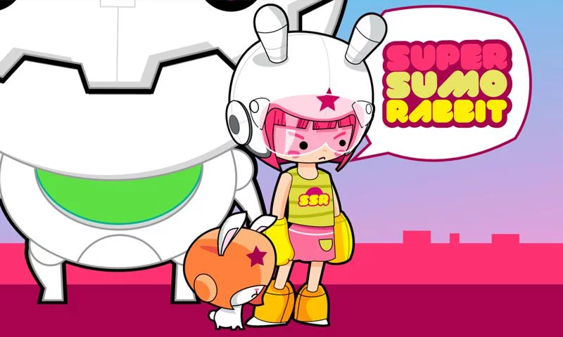 Изображение игры: Super Sumo Rabbit