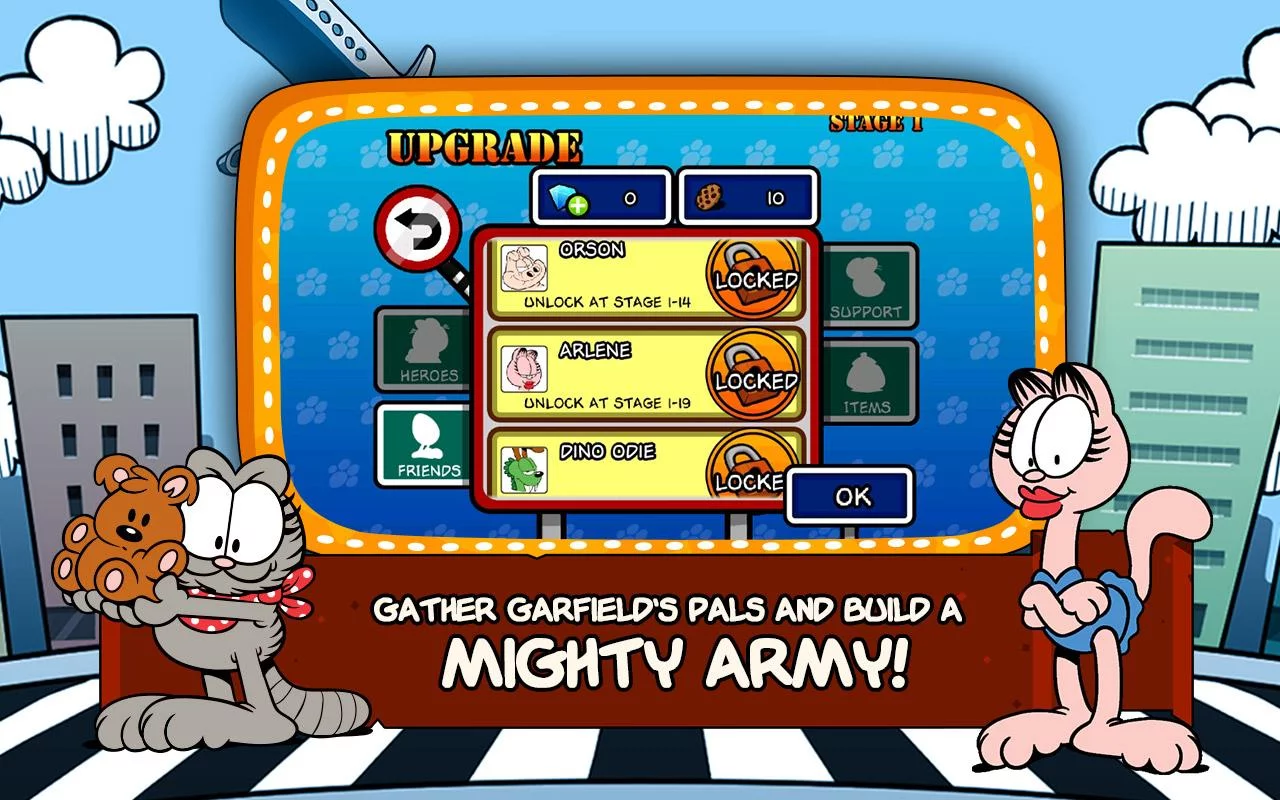 Изображение игры: Garfield's Defense 2