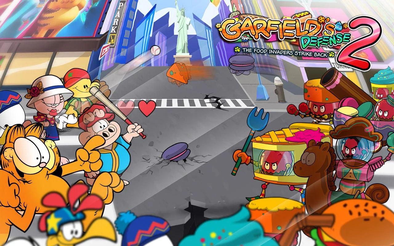 Изображение игры: Garfield's Defense 2