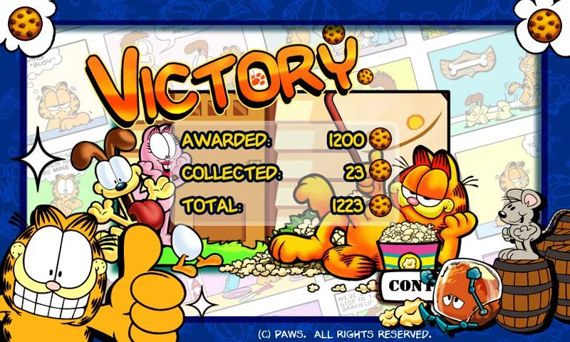 Изображение игры: Garfield's Defense