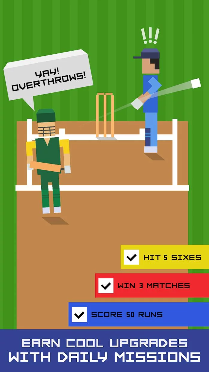 Изображение игры: One More Run: Cricket Fever