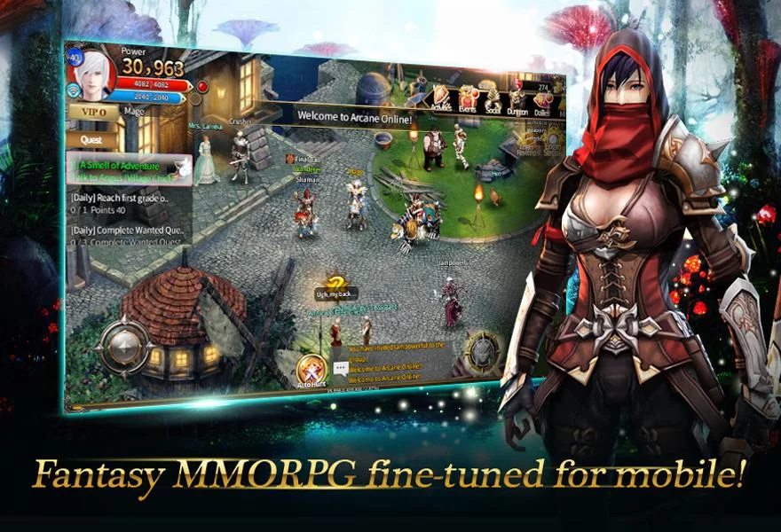 Изображение игры: Arcane Online - Best 2D Fantasy MMORPG