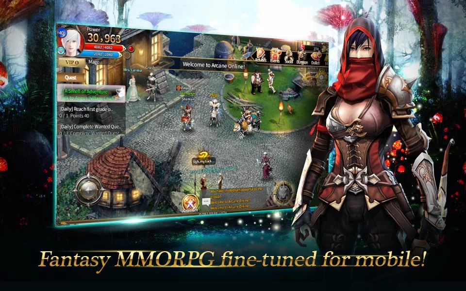 Изображение игры: Arcane Online - Best 2D Fantasy MMORPG