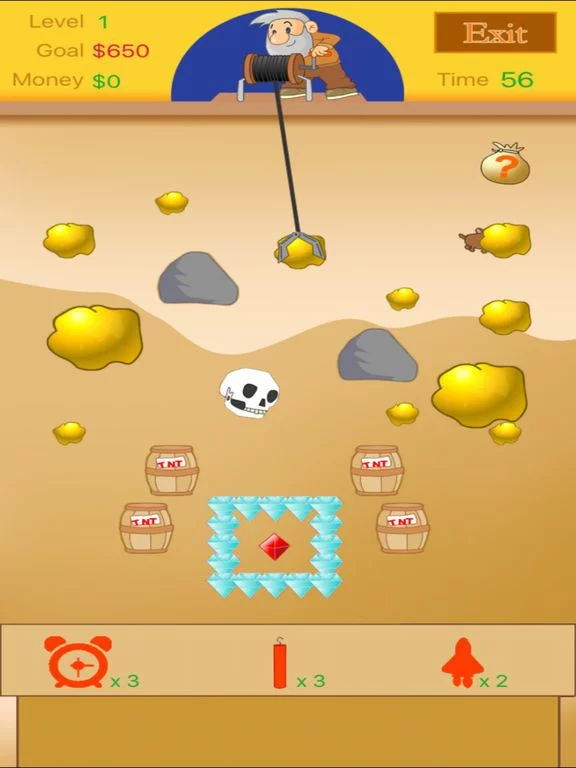 Изображение игры: Gold Miner - HD - Classic Version