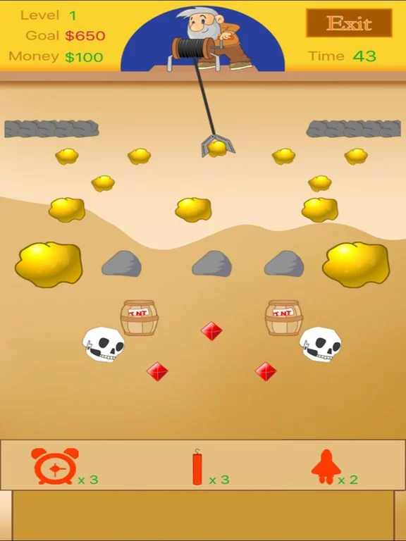 Изображение игры: Gold Miner - HD - Classic Version