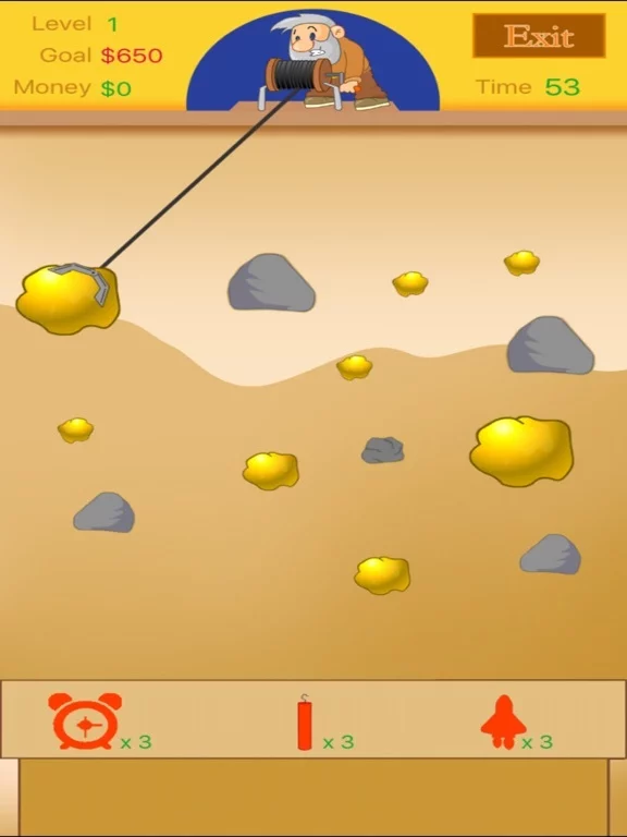 Изображение игры: Gold Miner - HD - Classic Version