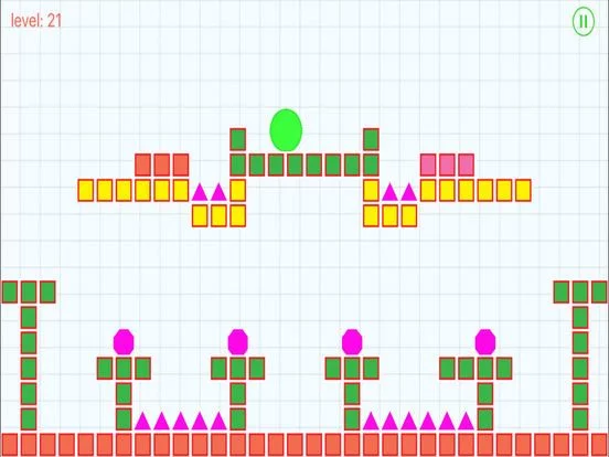Изображение игры: 跳跃的颜色-史上最难跳跃过关小游戏！