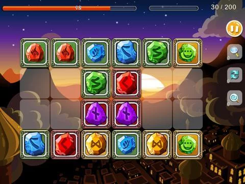 Изображение игры: 符文连连看