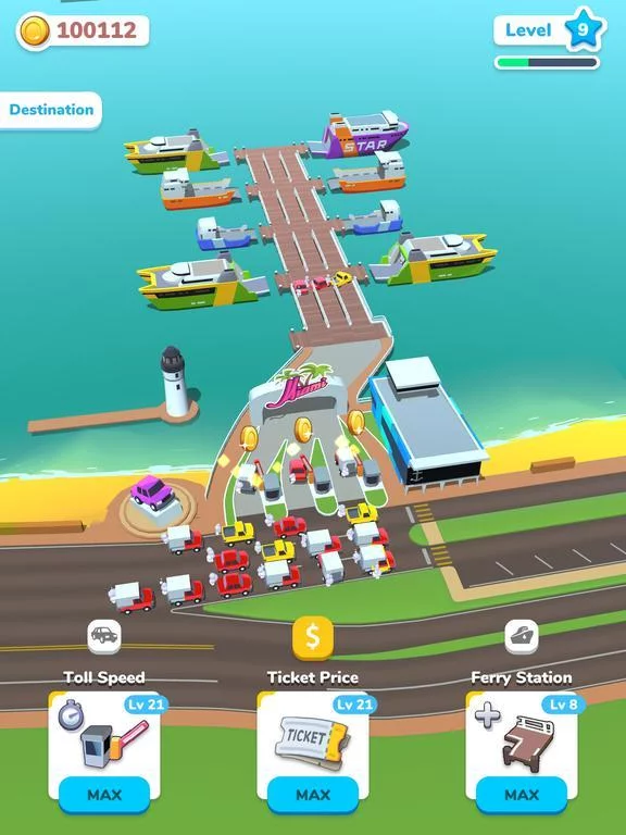 Изображение игры: Ferry Idle