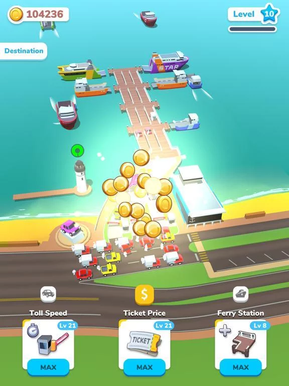 Изображение игры: Ferry Idle