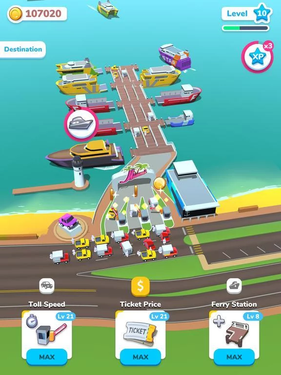 Изображение игры: Ferry Idle