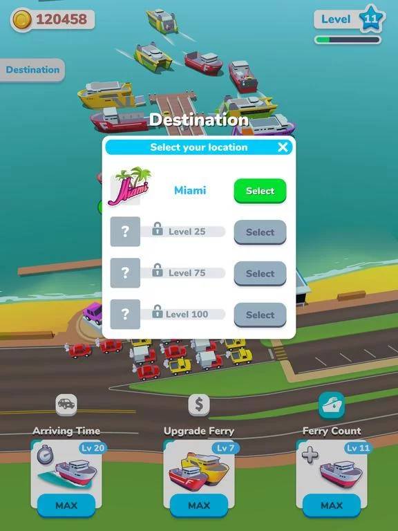 Изображение игры: Ferry Idle
