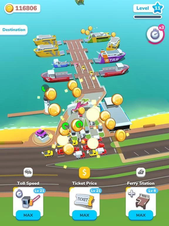 Изображение игры: Ferry Idle