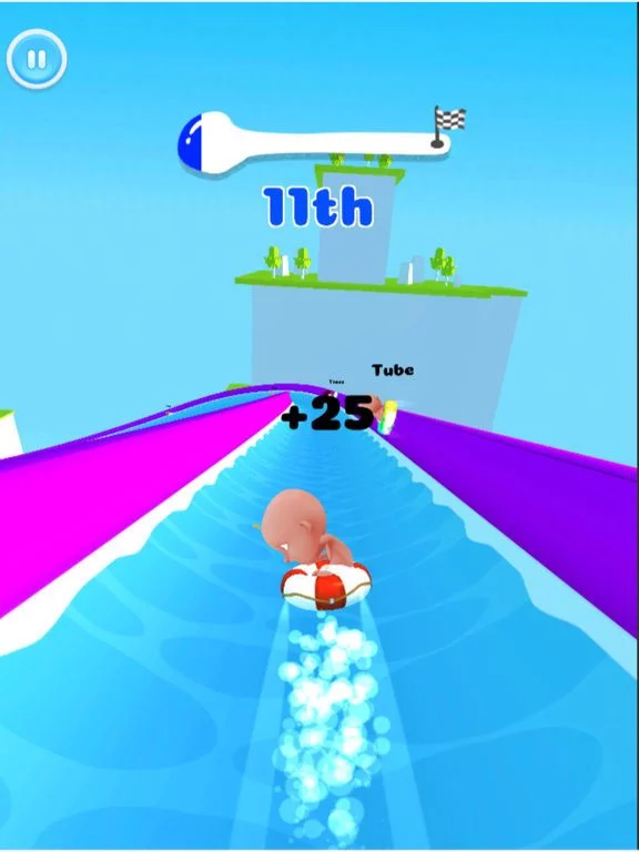 Изображение игры: Aquapark Fun Race: 3D slide