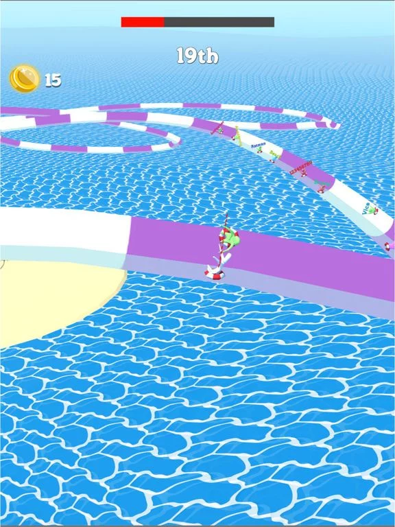 Изображение игры: aquapark.io - run 3D race