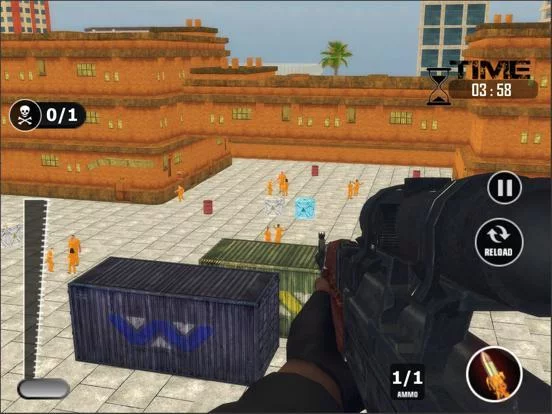 Изображение игры: Snipers vs Gangstar 3D