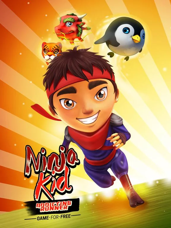 Изображение игры: Ninja Kid Run VR: Runner & Racing Games For Free