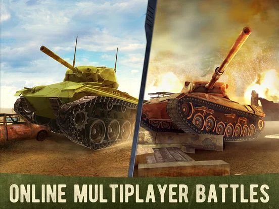 Изображение игры: War Machines: 3D Tank Shooting