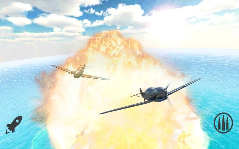 Изображение игры: Air Strike HD - Classic 3D Sky Combat Flight Simulator, Warplanes of World War II