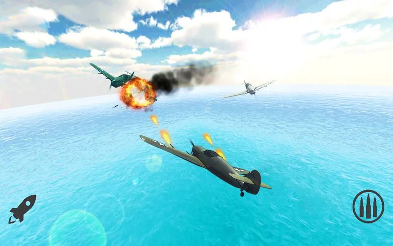 Изображение игры: Air Strike HD - Classic 3D Sky Combat Flight Simulator, Warplanes of World War II