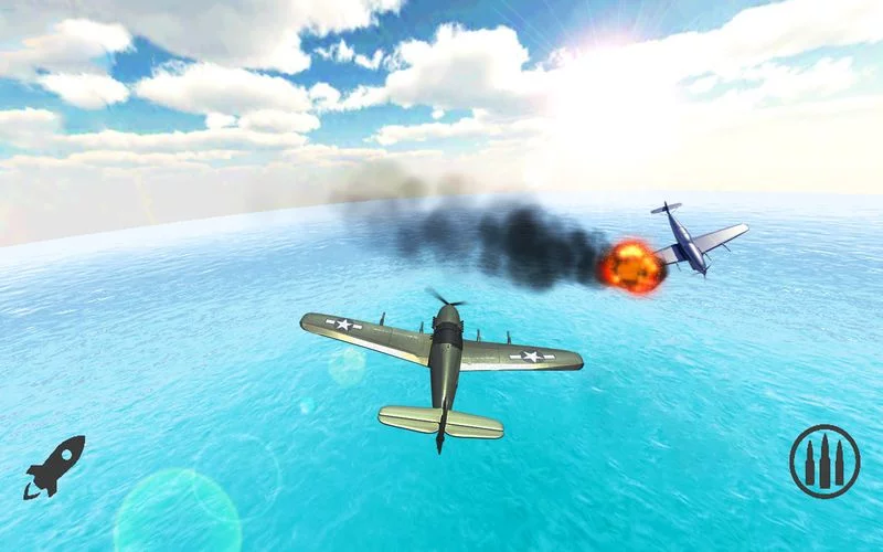 Изображение игры: Air Strike HD - Classic 3D Sky Combat Flight Simulator, Warplanes of World War II