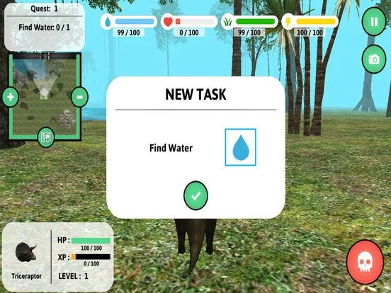 Изображение игры: Triceraptor Simulator