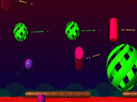 Изображение игры: Flying Bouncing Ball Free