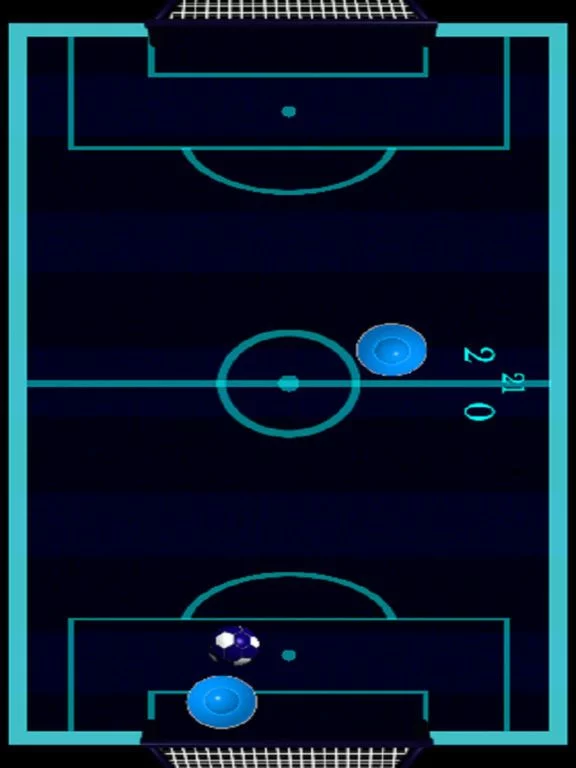 Изображение игры: Air Night Soccer Lite