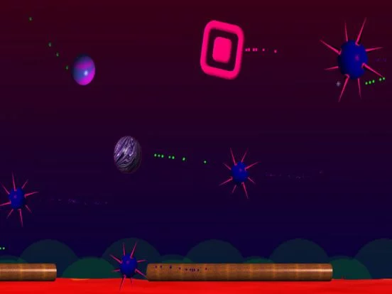 Изображение игры: Flying Bouncing Ball Free
