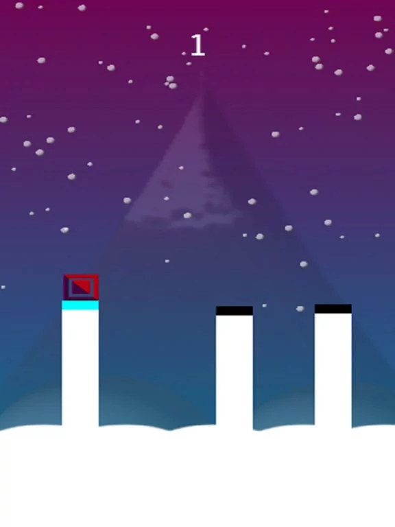 Изображение игры: Jumping Square Hang Time Free
