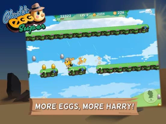 Изображение игры: Super Chuckie Egg