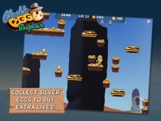 Изображение игры: Super Chuckie Egg