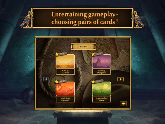 Изображение игры: Egypt Solitaire. Match 2 Cards. Card Game