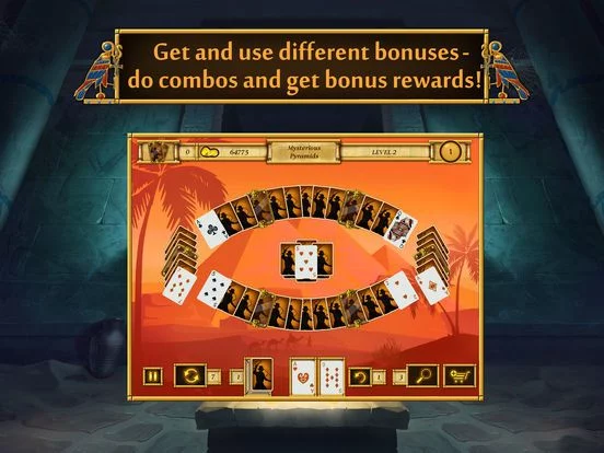 Изображение игры: Egypt Solitaire. Match 2 Cards. Card Game
