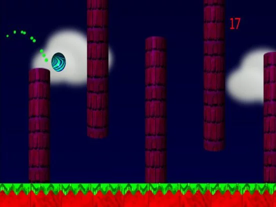 Изображение игры: Green Ball Up and Down