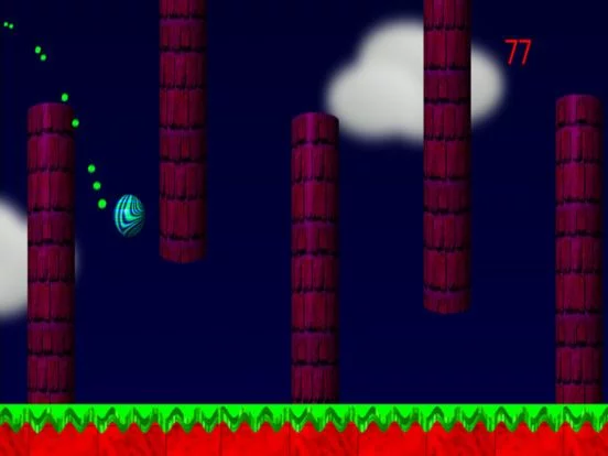 Изображение игры: Green Ball Up and Down
