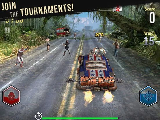 Изображение игры: Guns, Cars and Zombies! Turbo