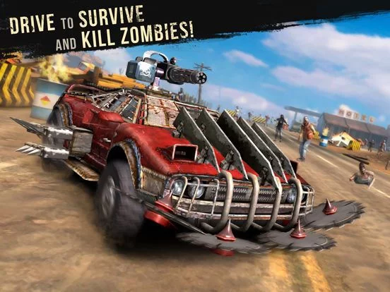 Изображение игры: Guns, Cars and Zombies! Turbo